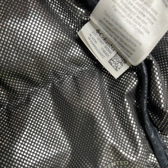 Columbia 650 Down Filled Interchange Puffer Coat Omni Heat Women's Large Black - Picture 13 of 13